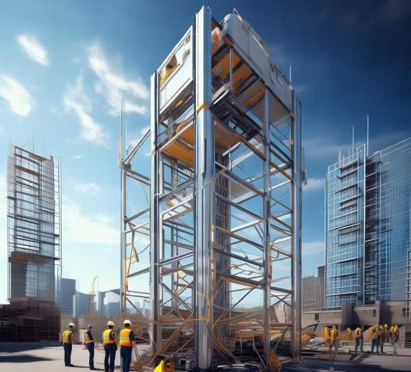 盘扣式脚手架引领建筑革新，安全升级，效率飞跃,新型盘扣式脚手架革新建筑安全与效率——精美图片展示,建筑施工,创新,施工安全,第1张